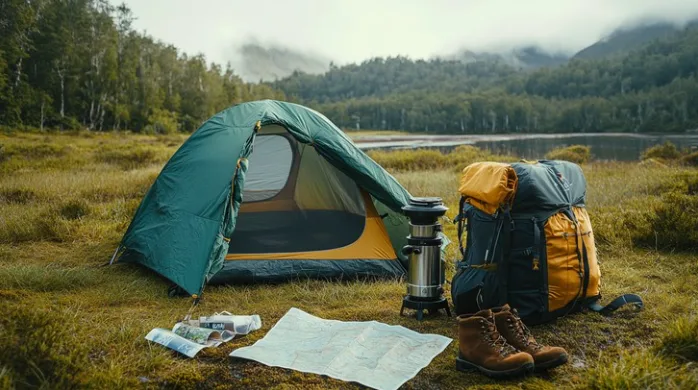 Camp in Style: Essential Outdoor Apparel, High-Tech Hiking Accessories, and Scenic Escapes